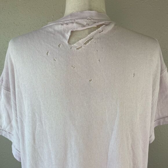 NWOT We The Free Distressed Oversized T-Shirt Size S - Picture 5 of 7
